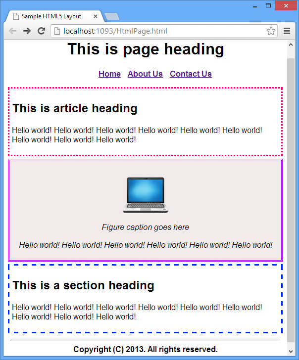 display example